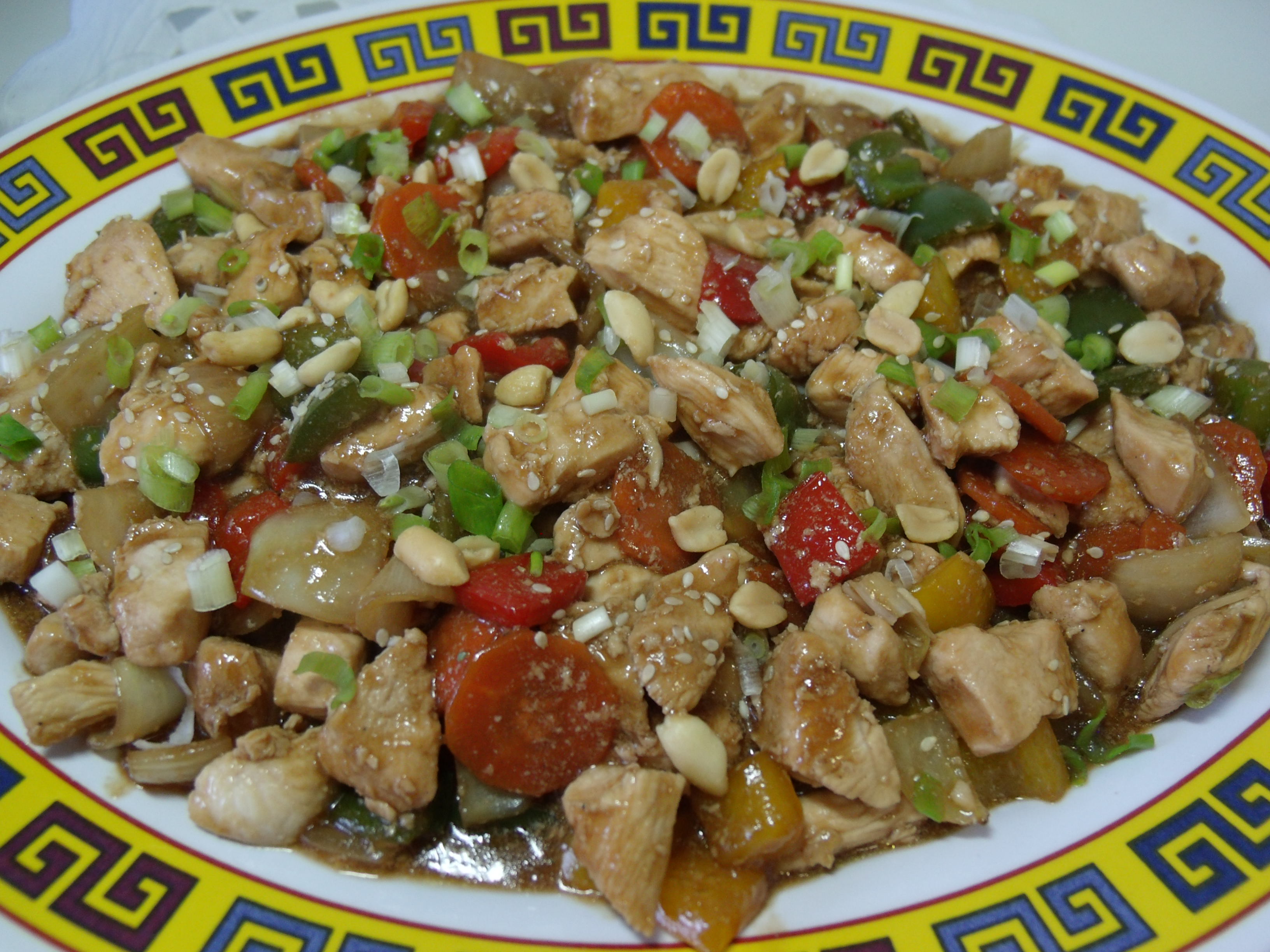 O verdadeiro Frango Xadrez (Kung Pao) 