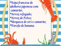 Ciscando com Frutos do Mar