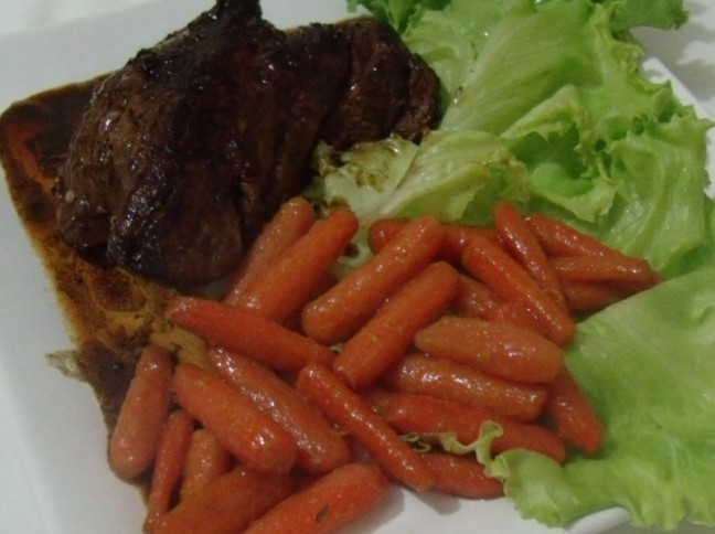 Cenouras Baby Caramelizadas