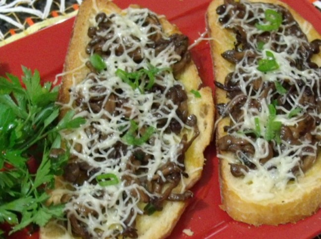 Bruschetta de Shimeji
