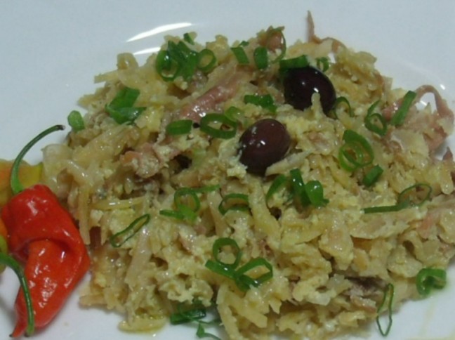 Bacalhau com Presunto de Parma