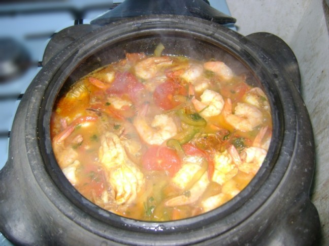 Moqueca De Camaro E Siri Mole