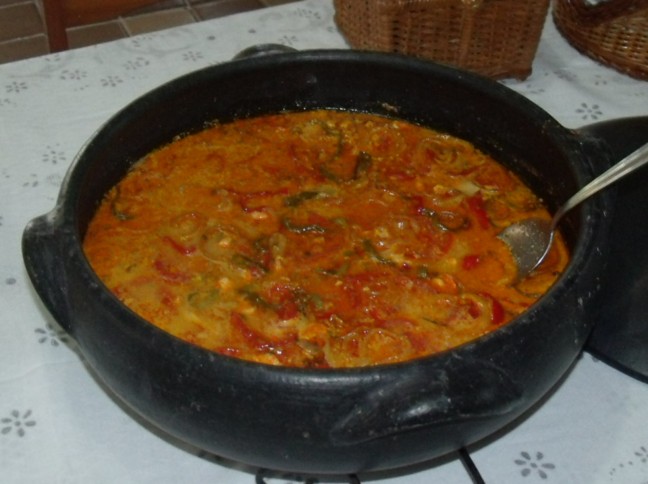Moqueca de Peixe e Camaro
