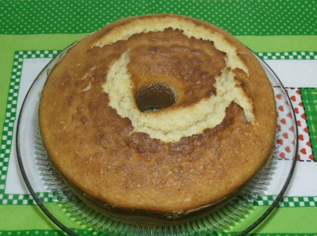 Bolo de Inhame para Caf