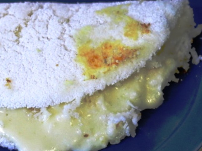 Tapioca de Coco e Queijo Coalho