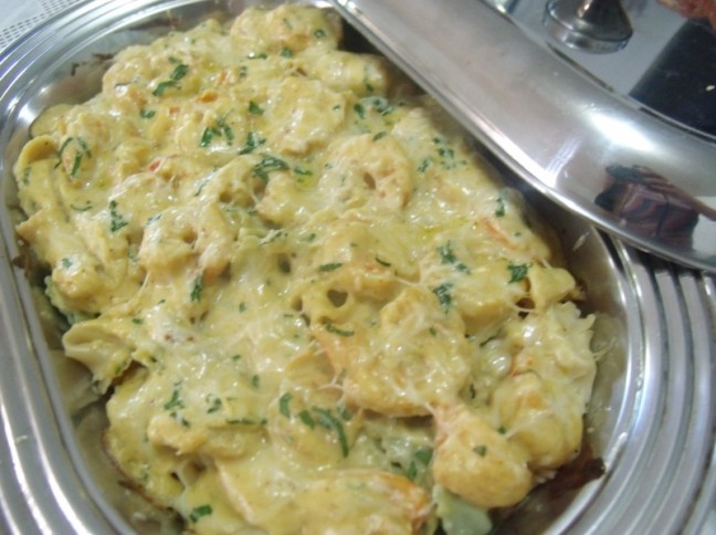 Tortellini Tricolor Com Camaro Ao Curry