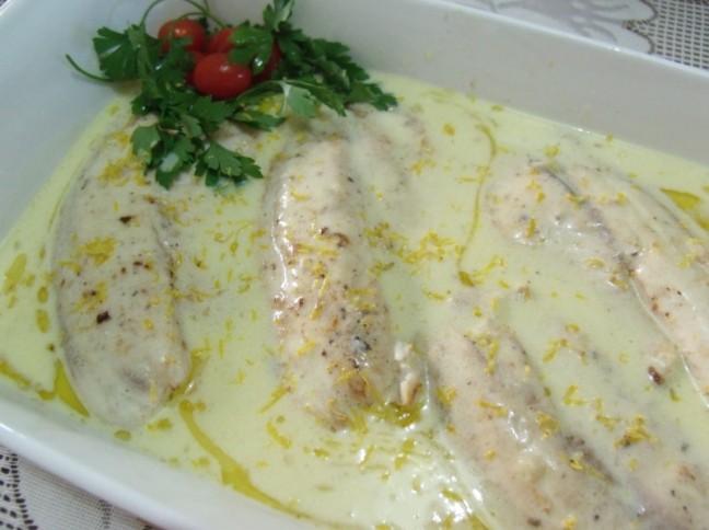 Fil De Tilpia Ao Molho De Limo Siciliano